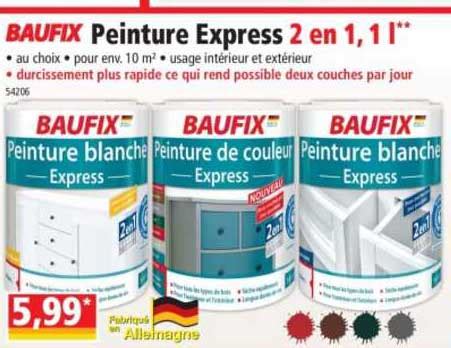 Promo Baufix Peinture Express 2 En 1 1l Chez Norma ICatalogue Fr