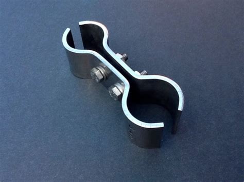 15mm 27mm Pole Clamp Double Size Combination Stainless Steel