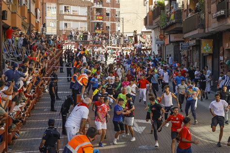 Fotos del primer encierro en fiestas de San Sebastián de los Reyes 2023