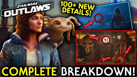 Star Wars Outlaws World Premiere Trailer COMPLETE Breakdown 100