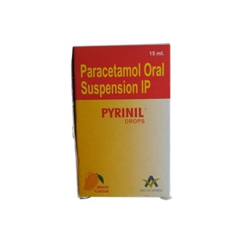 Paracetamol Oral Suspension Ip Drop Packaging Type Bottle Packaging Size 15ml At Rs 35 In