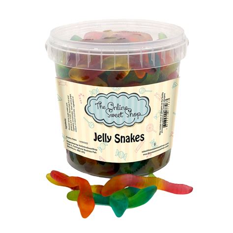 Jelly Snakes Sweets Bucket - The Online Sweet Shop