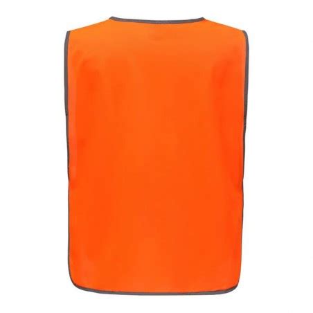 Chasuble orange fluo à personnaliser