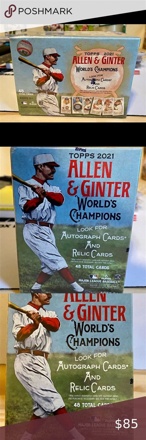 TOPPS 2021 Allen Ginter World Champions Box Set Champion Boxset