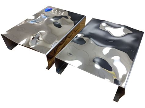 Стеновые панели из нержавеющей стали с эффектом волны