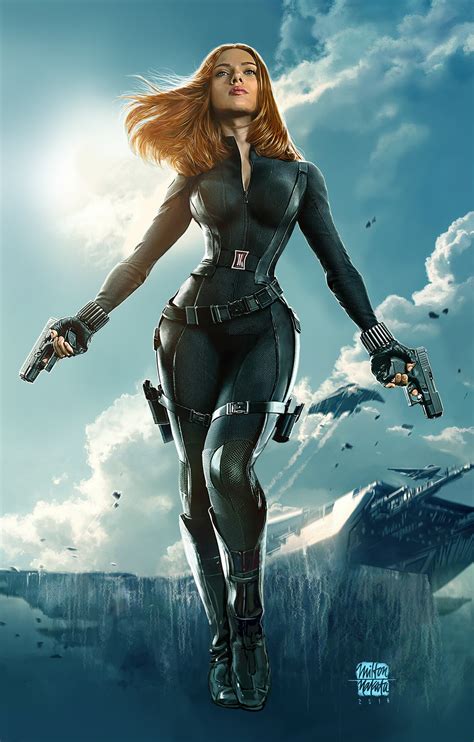 Artstation Black Widow Fanart