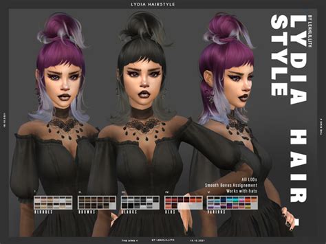 The Sims Resource Patreon Lydia Hairstyle Early Access