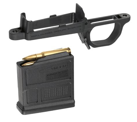 Magpul Mag497 Blk Bolt Action Mag Well Made Of Polymer With Black Finish For Magpul Hunter 700