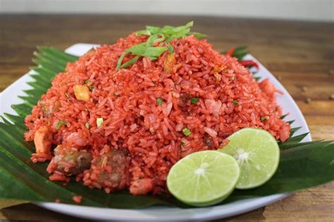 Resep Nasi Goreng Merah Saus Tomat Warnanya Cantik Dan Lezat