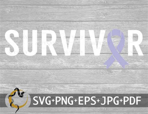 Stomach Survivor Cancer Svg Stomach Cancer Awareness Ribbon Svg