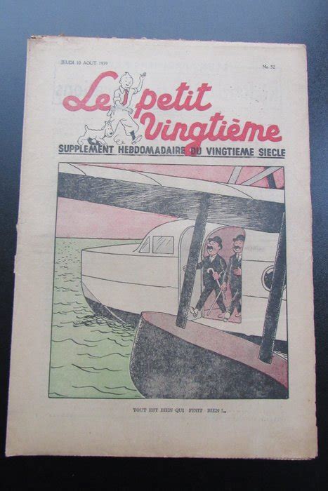 Le Petit Vingtième Nr 32 Tintin en Syldavie 1 Magazine 1939