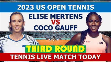 Coco Gauff Vs Elise Mertens US Open 2023 Wta Match YouTube