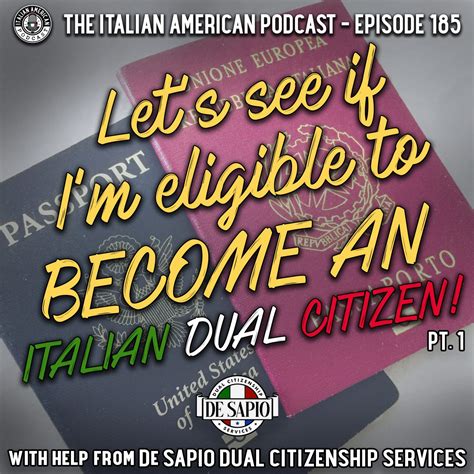 IAP 185 Lets See If I Am Eligible To Become An Italian Dual Citizen