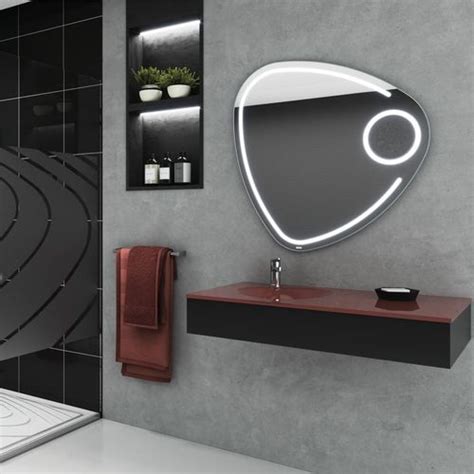 Specchio Da Bagno A Muro CURVY PLUS Biselarte Moderno Curvo