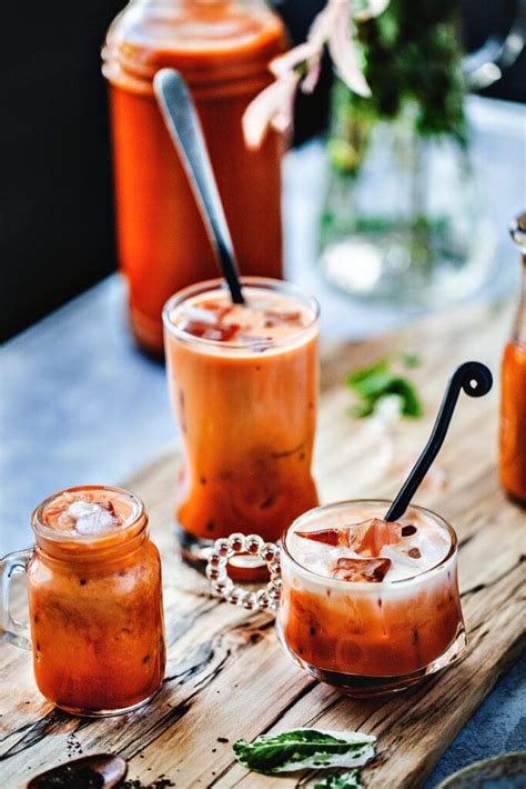 How To Make Authentic Thai Iced Tea Cha Yen Simply Suwanee