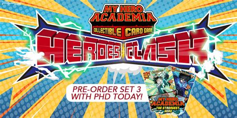 My Hero Academia Ccg Series Heroes Clash Jasco Games Phd Games