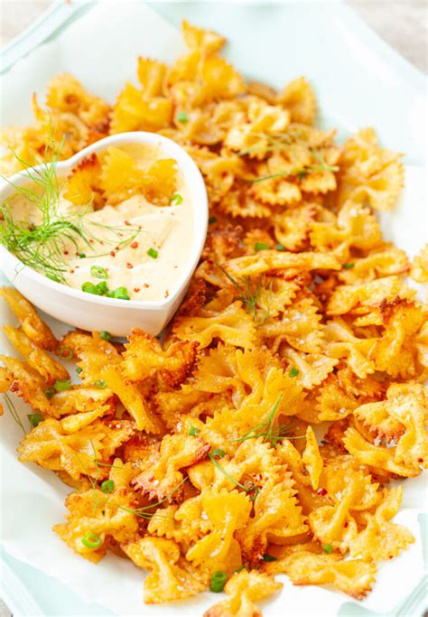 Air Fryer Pasta Chips Crisps Slimming World Friendly Recipe