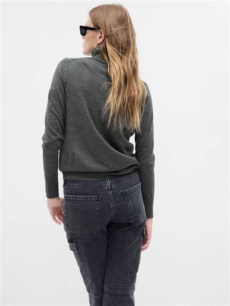 Merino Wool Turtleneck Sweater Gap