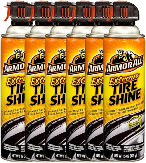 Amazon Armor All Extreme Tire Shine Aerosol Oz Pack Of