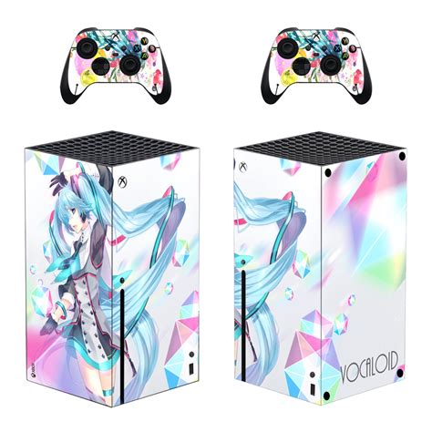 Hatsune Miku Xbox Series X Skin Sticker Decal Design 1 ConsoleSkins Co