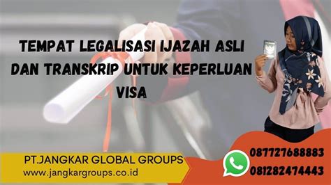 Transkrip Dan Legalisasi Ijazah