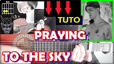 Como Tocar Prayin To The Sky De Lil Peep En Guitarra Facil Acordes Y