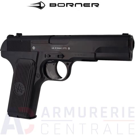 Pack Pistolet Borner Tt X Mm Bb Joules Armurerie Centrale