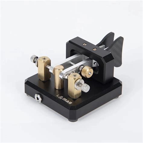 Lao Mao Preto Cw Chave Morse Dual Paddle Telegraph Key Keyer Para Usu