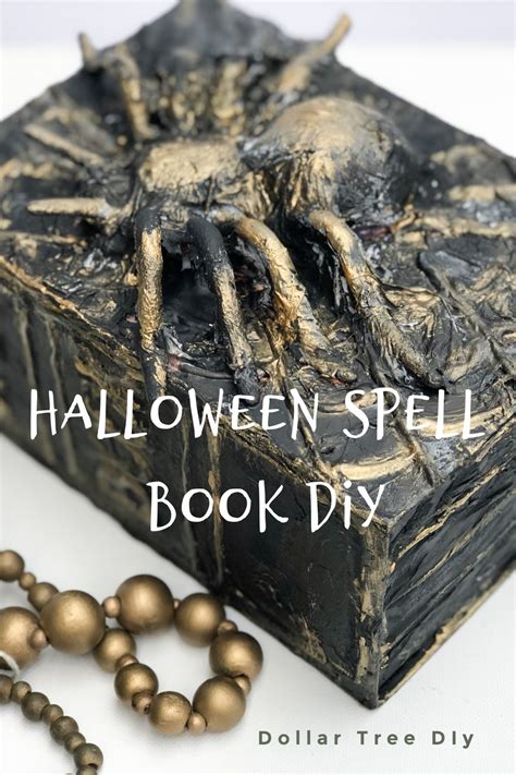 Halloween Spell Book DIY · Just That Perfect Piece