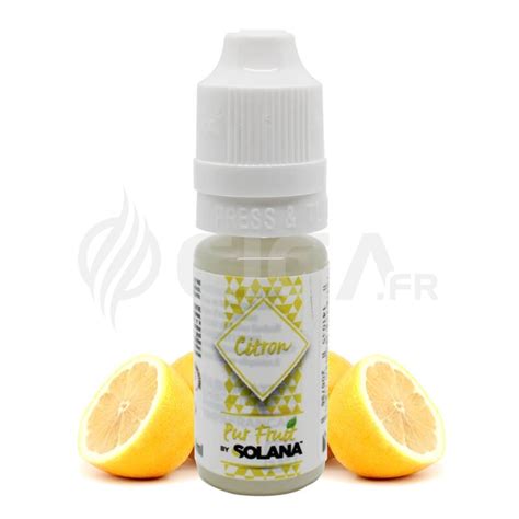 E Liquide Citron Pur Fruit Solana