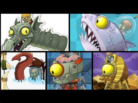 Todos Los Jefes Final De Cada Mundo De Plants Vs Zombies Pvz Youtube