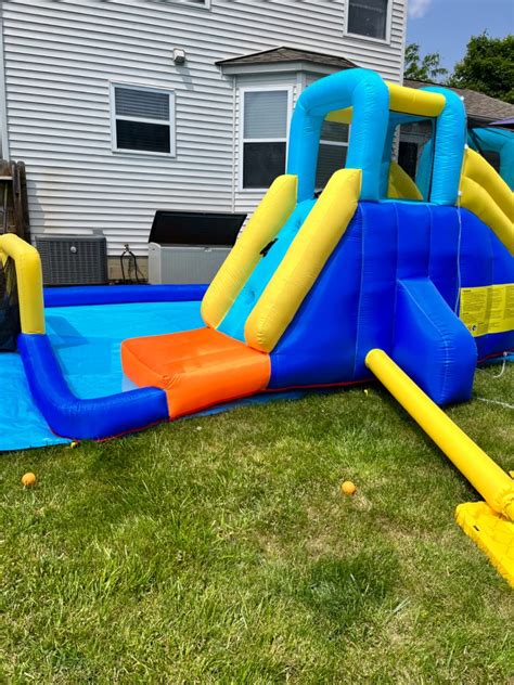 13 Mo Finance BOUNTECH Inflatable Water Slide 15x16 5FT Mega Water