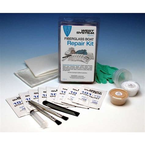 West System Fiberglass Boat Repair Kit Fogh Marine Store Sail Kayak Sup