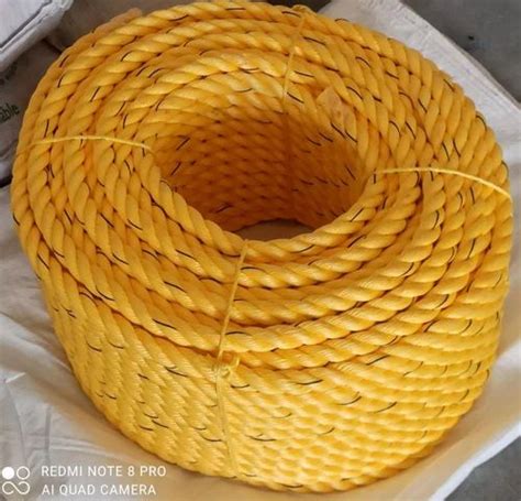 Yellow Virgin Pp Danline Ropes At Rs Kg In Mahuva Id