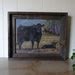 A Black Cow Art Cattle Art Calf Art Cattle Art Prints-cattle Painting ...