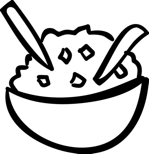 Rice Bowl Drawing at GetDrawings | Free download