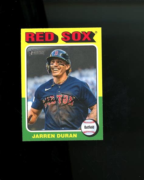 Topps Heritage Mini Jarren Duran Sp Ebay