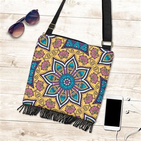 Lovely Boho Mandala Vol 3 Crossbody Boho Handbag Boho Handbags