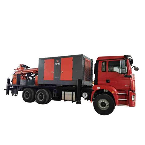 600 Meters Truck Mounted Water Well Drilling Rig For Water Well DTH