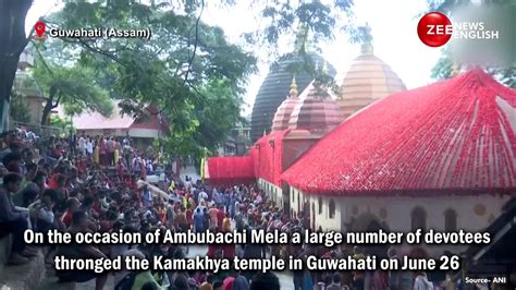 Assam Devotees Throng Kamakhya Temple In Guwahati On Occasion Of