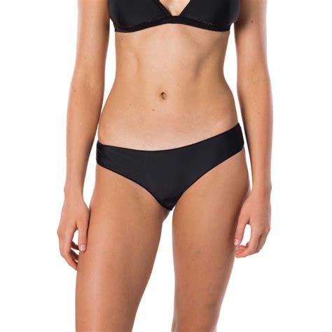 Rip Curl Eco Surf Cheeky Bikini Bottom Black Xtremeinn