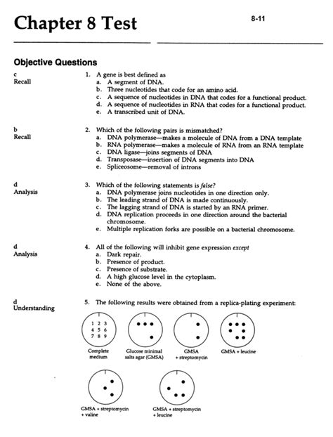 Ch8 test bank - practice chapter 8 - Chapter 8 Test Objective Questions