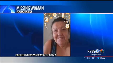 Santa Maria Police Searching For Missing Woman Youtube