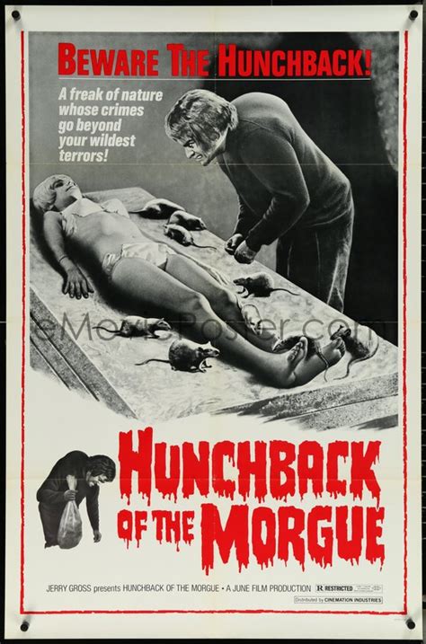 EMoviePoster Image For 6p1062 HUNCHBACK OF THE MORGUE 1sh 1975