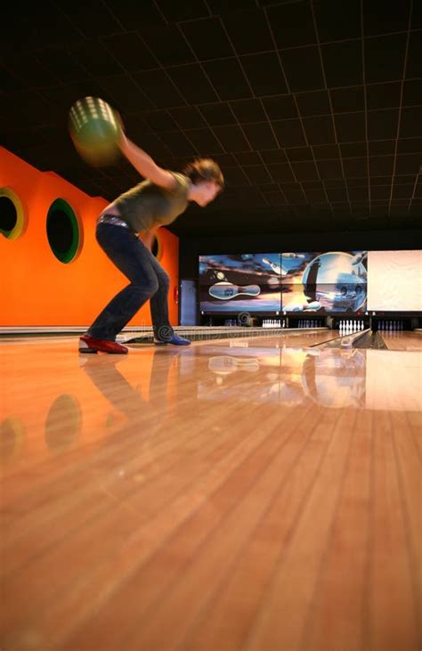 Tenpin Bowling stock image. Image of ball, impact, blur - 1024503