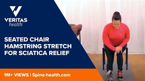 Seated Chair Hamstring Stretch For Sciatica Relief Youtube