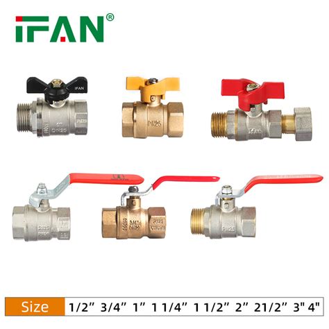 Ifan All Type Brass Valves High Pressure Brass Angle Gate Float