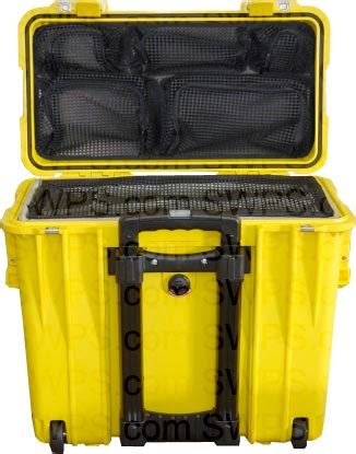 Pelican 1440 Case With Utility Padded Divider Set YELLOW 200 MOQ From