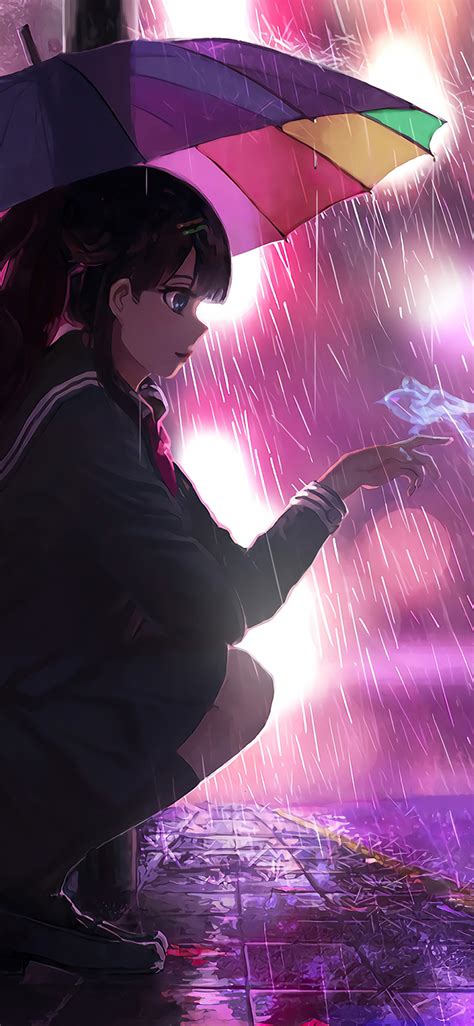 Beautiful Rain Anime Wallpaper For Your Device Screen