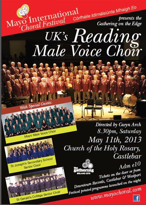 Castlebar County Mayo Reading Male Voice Choir